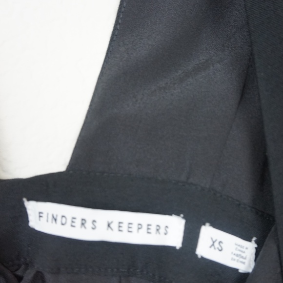 Finders Keepers "the creator" black plunge dress - Picture 5 of 5